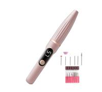 Cushangty Limadora Eléctrica para Uñas - Pulidor Eléctrico Para Uñas,Kit Portátil con Accesorios Recambiables y Cargable para Uñas de Manos y Pies