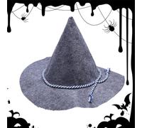 Cushangty Sombreros De Brujas Para Halloween | Sombreros Alemanes De Fieltro,Accesorio para Cosplay, para la Cabeza y Disfraz para Hombres y Mujeres en Halloween, Carnaval, Fiesta Mascarada