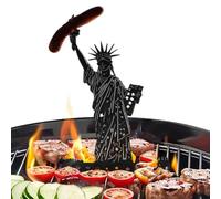 Cushangty Soporte Para Salchichas Parrilla | Rejilla De Parrilla Barbacoa Hierro,Rejilla Práctica Para Brochetas De Carne En Picnic Y Jardín