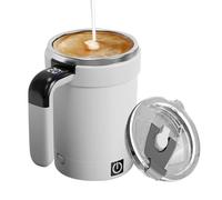 Cushangty Vaso Automático para Mezclar - Taza Automezclante Para Bebidas Calientes | Taza Eléctrica Recargable con Pantalla de Temperatura para Bebidas Calientes, Leche, Té, Chocolate y Picnic