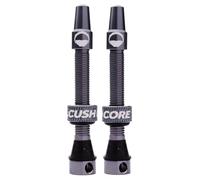 CUSHCORE 850048765030 Válvula tubeless Cushcore-44 mm (par) -Titanio, Unisex Adulto, Titanium, Standard Size