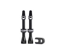 CushCore Tubeless Valves Black 44mm