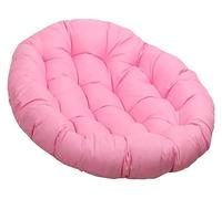Cushion Cojín Redondo for Silla Papasan de 40-180cm, Impermeable, Mullido, extraíble, Columpio Colgante for terraza y jardín (Color : Pink, Size : 110x110cm)