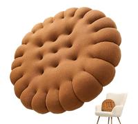 Cushion, Cookie Plush Pillow, Chair Pillow, Cute Cushion, Cookie Shaped Cushion, Seating Pillow, Sofa Cushion, for Living Room, Workplace
