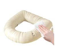 Cushion for Toilet Seat - Waterproof Elastic Tight Fit Padded Seat Cover | Anti Slip Toilet Seats Cushion Riser | Thickened Eva Leather Comfort Pad for Elderly Pregnancy Recovery Disabled Adults