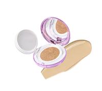 Cushion Foundation, BB Cream Hidratante En Cojín, Acabado Difuminado De Larga Duración, Ligero & Sin Efecto Máscara, Antitransferencia, Tono Bronce Luminoso, 18g (#2)