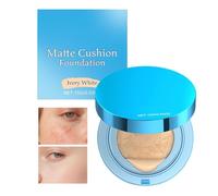 Cushion Foundation, Matte Concealer, Long Lasting Oil Control Breathable Texture Portable High Coverage Compact Lightweight, Correction Cream for Travel, Business Trip, School, Party and Beach