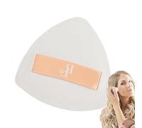 Cushion Foundation Puff - Esponjas de maquillaje coreanas para cara y cuerpo | Juego de esponjas de polvo triangulares y lágrimas para base, polvo suelto y aplicación líquida | Textura de terciopelo