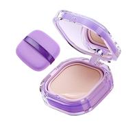 Cushion Foundation - Waterproof Full Concealer, 25g Portable Compact with Plush Puff, Breathable Mineral Pigment, Long-Lasting Matte Base, For Oily Combination Skin Wedding Dating Party