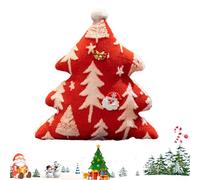 Cushion Genérico Plush Holiday, Soft Stuffed Tree Accent for Festive Display, Boho Pillow with Seasonal Texture, Premium Winter Design, Christmas Decor for Bedroom, Living Room, Sofa