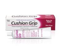 Cushion Grip Un termoplástico maleable Adhesivo para la dentadura Montaje y apriete 1 Oz