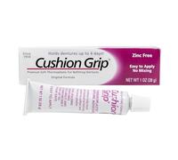 Cushion Grip Un termoplástico maleable Adhesivo para la dentadura Montaje y apriete 1 Oz