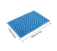 Cushioning Slab - Camping Pad for Support | Foldable Thermal Cell Foam with Waterproof Insulating Geometry & Lightweight Accordion Frame for Picnics, Mountains, Trails and Forest Expeditions