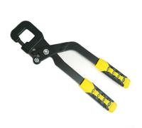 Cushteg Alicates de quilla de aleación de acero para metalurgia, palanca extendida con asas de agarre suave, herramienta de perforación de paneles de yeso y crimpadora de pernos, no necesita tornillos