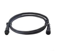 Cushteg Cable conector marino M12-5P hembra a macho para NMEA 2000 caída de columna vertebral IP67 impermeable 4A 60V roscado 12mm 5 pines latón plástico para Garmin SIMRAD (2 metros)