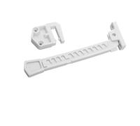 Cushteg Clip de ventana ABS con bloqueo de tornillo para seguridad infantil, ángulo ajustable, tope de ventana para UPVC, aluminio, madera para ventanas, color blanco