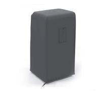 Cushteg Funda portátil para aire acondicionado, bolsa de almacenamiento protectora a prueba de polvo con correa ajustable y bolsillo lateral para control remoto, se adapta hasta 40 x 46 x 75 cm (gris)