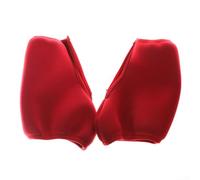 Cushteg Fundas de patinaje artístico para patines de hielo y ruedas, protección de zapatos de neopreno con cremallera con dobladillos elásticos, aislamiento térmico de 3 mm, resistente a salpicaduras