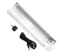 Cushteg KS25 Music Spectrum VU Tower Kit - Analizador de espectro de audio LED de 16 segmentos con 8 modos de visualización para entusiastas de PC de escritorio y música