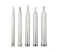 Cushteg Manga niveladora de techo para perforar, tuerca de tornillo hueca hexagonal, diseño de alargamiento con escala HD, acero al cromo vanadio, 10/12/13/14/17 mm (10+12+13+14+17mm)