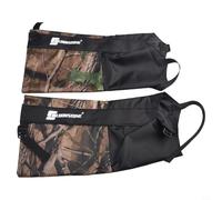 Cushteg Polainas de serpiente para montañismo y senderismo al aire libre, diseño de camuflaje resistente al desgaste con tela Oxford y forro de poliéster 210T, 44 cm superior 42 cm inferior 42,5 cm de