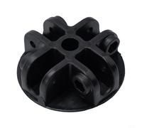 Cushteg Soporte de conector central resistente de 4 vías para cenador, bloque de juntas de soporte de techo de plástico, fácil instalación, para estructuras de jardín al aire libre (1 unidad)