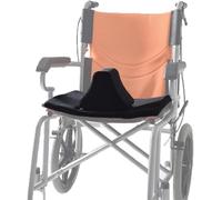 CUSMA Cojín De Cuña para Silla De Ruedas, Cojín De Asiento para Scooter De Movilidad Eléctrica con Pomo Convexo, para Personas Mayores, Discapacitadas Y Débiles En Las Extremidades,Negro
