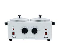 CUSMA Crisol De Chocolate, Máquina Templadora De Chocolate, Fundidor De Chocolate Eléctrico Calentado con 2 Ollas para Hacer Chocolate Y Dulces,Blanco