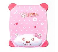 CUSROS Alfombrilla de ratón con patrón de dibujos animados, alfombrilla de ratón rectangular suave universal, reposamuñecas, accesorios para computadora portátil para oficina, pequeño conejo tamaño