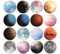 CUSROS Alfombrilla de ratón redonda para juegos, alfombrilla de ratón con patrón de tierra/luna/marte, para oficina, trabajo, universidad, juegos al azar color y estilo talla única