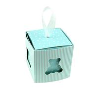 CUSROS Caja de embalaje de 50 piezas de moda duradera ligera elemento animal caja de embalaje azul