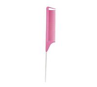 CUSROS Peine de cola de rata separada de despedida de bromas anti-estática Peine de cola para peluquería rosa, talla única