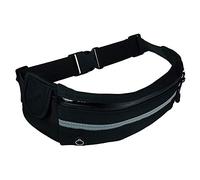 CUSROS Riñonera unisex para deportes al aire libre, para correr, senderismo, camping, bicicleta, color negro, talla única