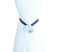 CUSROS Seashell Conch - Ganchos Abrazaderas Cortinas con Hebilla Magnética para Decoración de Dormitorio, Balcón, Tamaño Único