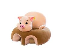 CUSROS Sofá de apoyo para bebés, asiento de suelo con respaldo, lindo asiento para bebés, silla de aprendizaje para sentarse con funda para bebés, para que los niños aprendan a sentarse, funda para