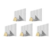 Cusstally Paquete de 60 paneles acústicos autoadhesivos, relleno insonorizado de 12 x 12 x 0,4 pulgadas, color gris
