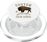 Custer Estate Park Bison South Dakota Souvenir PopSockets PopGrip para MagSafe