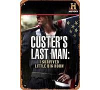 Custer's Last Man: I Survived Little Big Horn - Póster de la película para el hogar, decoración de pared, letrero de metal retro, 20 x 30 cm