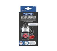CUSTO Auto Lector OBD 2 Multi-Lenguas Negro