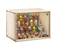 Custodia de acrílico apilable en 4 Niveles para Juguete Pop Mart & Blind Box con Doble Puerta magnética, Impermeable al Polvo y ahorrador de Espacio Fácil de Instalar (White, XL-1Pack)