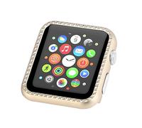 Custodia di Alluminio Compatibile con Apple Watch 8 con Diamante, Brillantini Bumper Protezione Cover Acciaio Inossidabile Custodia per Orologio Antigraffio Compatibili con iWatch 45mm Series 7/8/9