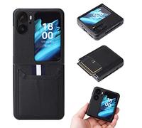 Custodia Funda para Find N2 Flip Case,Card Slot Cuero Cover Skin Feel Bumper para OPPO Find N2 Flip(3)