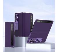 Custodia Funda para Magic V2 Magnetic Flip Carcasa View Window,Kickstand Cuero Folio Case para Honor Magic V2(2)