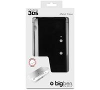 Nintendo 3DS Metal Case Protect Carcasa + Lente Protector Nuevo Funda Negro