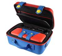 Custodia per Nintendo Switch Travle custodia protettiva rigida grande con fodera morbida 26 giochi per console Pro Controller con tracolla