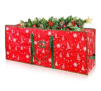 Custodia Porta Albero di Fiocco di Neve Albero di Natale 120cm Bolsa para Árbol de Navidad,Copo de Nieve Guardar Impermeable Bolsa de Almacenamiento para 7.5 ft Árboles Artificiales