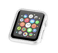 Custodia protettiva Compatibile con Apple Watch Series 2 in Acciaio Inossidabile, Glitter Diamante Cover Rigida Protezione Bumper Custodie in Metallo Case Compatibili con iWatch 38mm Series 1/2/3