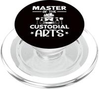 Custodian Janitor - Master of The Custodial Arts PopSockets PopGrip para MagSafe