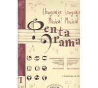 CUSTODIO J. - Pentagrama Llenguatje Musical 1º Grau Mitja (Ac.Piano) (Ed.Catalan y Castellano)