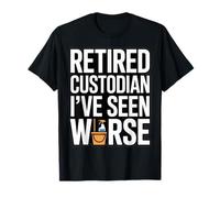 Custodio Jubilado Que he Visto Peor jubilación Divertida Camiseta